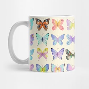 Designer Retro Butterfly Pattern Mug